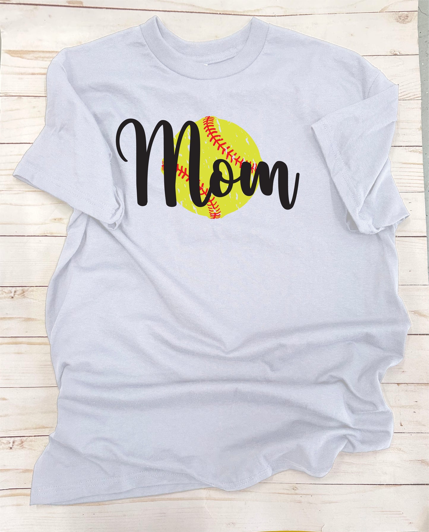 Mom Softball. Full-Color, Short Sleeve T-Shirt