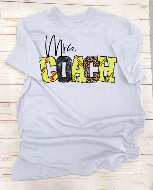 Mrs. Coach. Full-Color, Short Sleeve T-Shirt