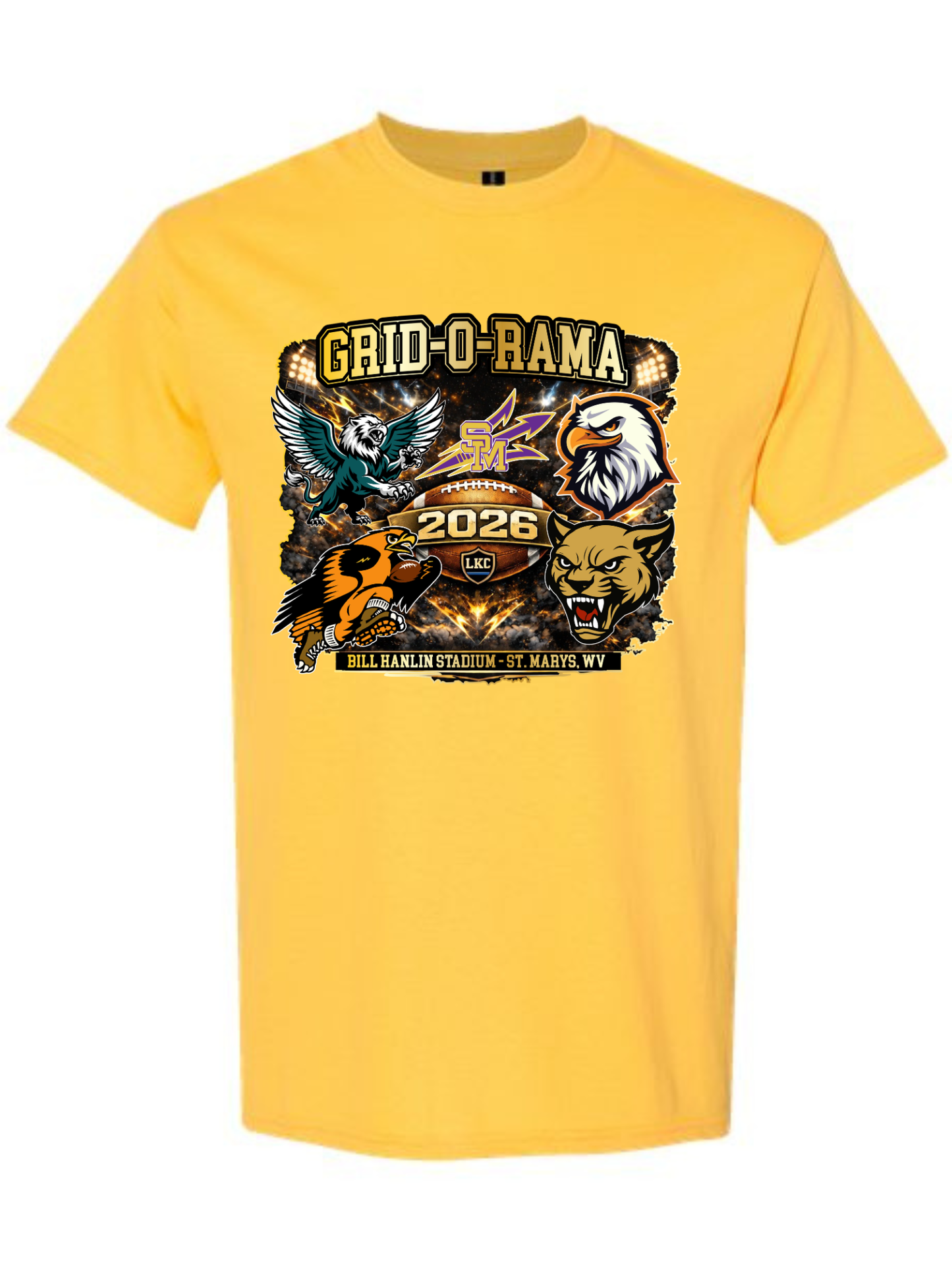ST. MARYS GRID-O-RAMA T SHIRT
