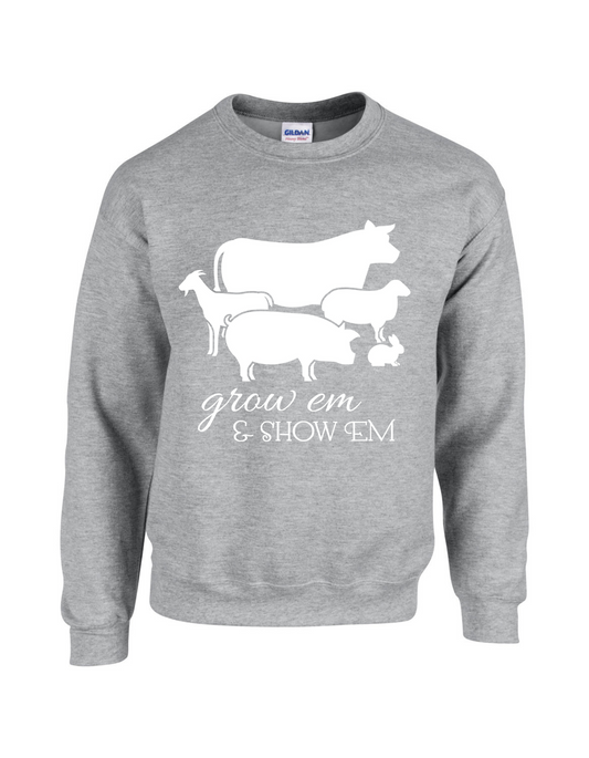 GROW EM & SHOW EM CREWNECKS