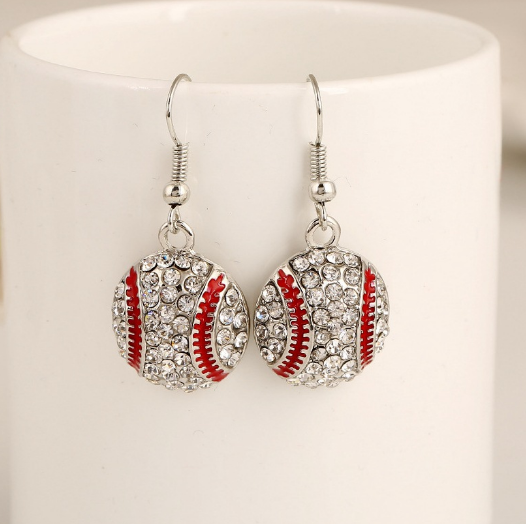 BASEBALL EARRINGS J12
