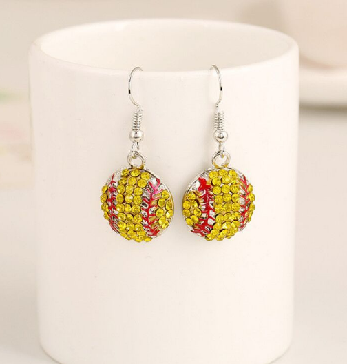 SOFTBALL EARRINGS J13