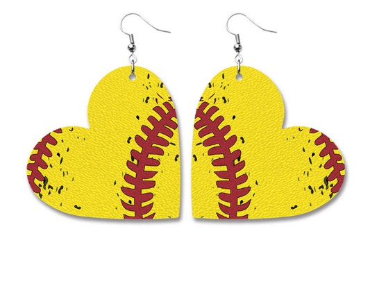 SOFTBALL EARRINGS J21