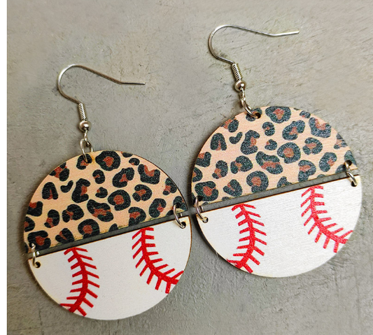 BASEBALL EARRINGS J24
