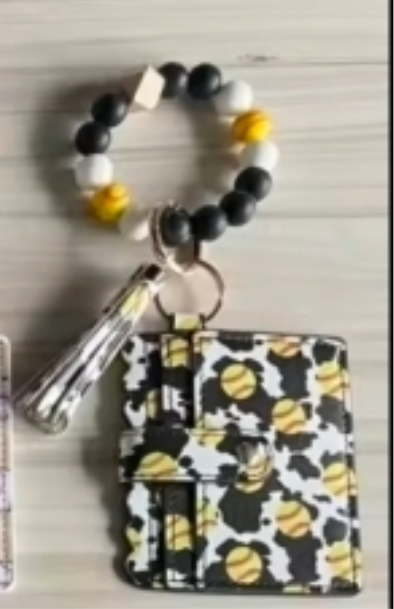 SOFTBALL WRIST WALLET