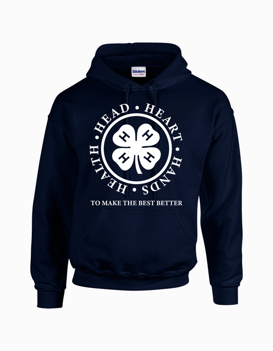 HEAD HEART HANDS HEALTH HOODIES