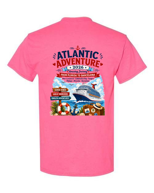 2026 Transatlantic Cruise to Barcelona Tee Shirt