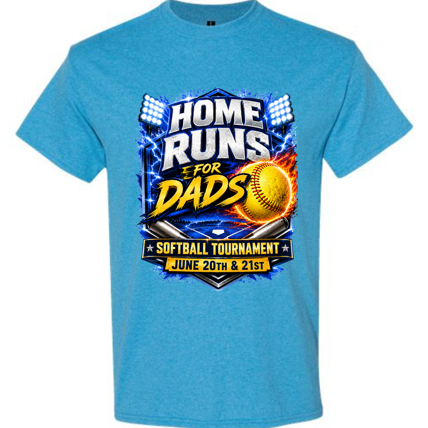 HOME RUNS FOR DAD TEE SHIRTS.