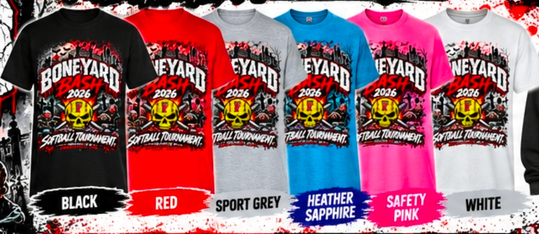 BONEYARD BASH TOURNAMENT TEE