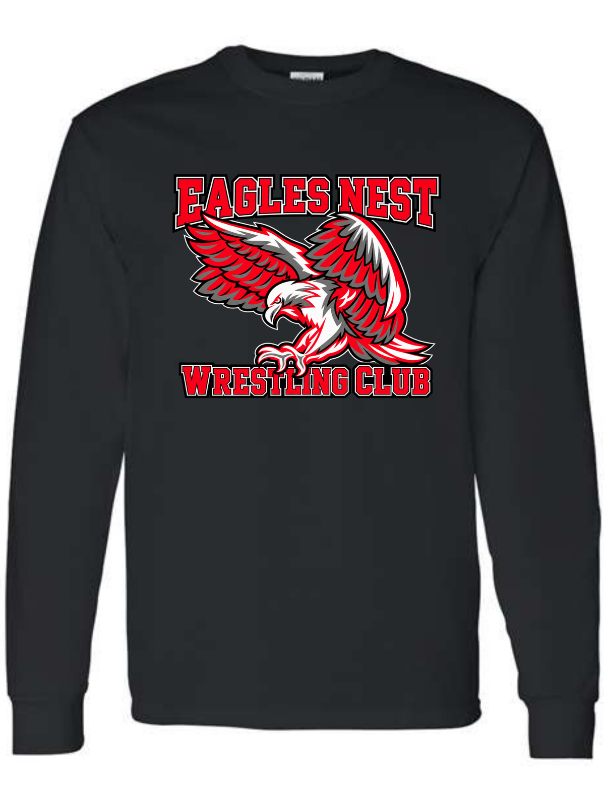 EAGLES NEST WRESTLING CLUB LONG SLEEVE TEE SHIRT