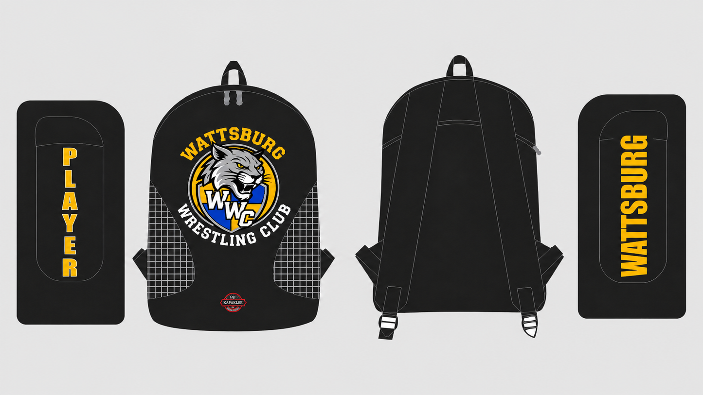 WATTSBURG WRESTLING CLUB CUSTOM BAG