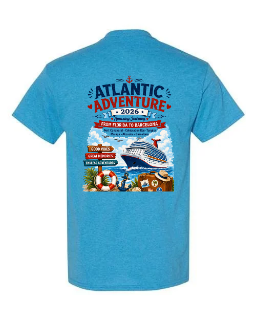 2026 Transatlantic Cruise to Barcelona Tee Shirt