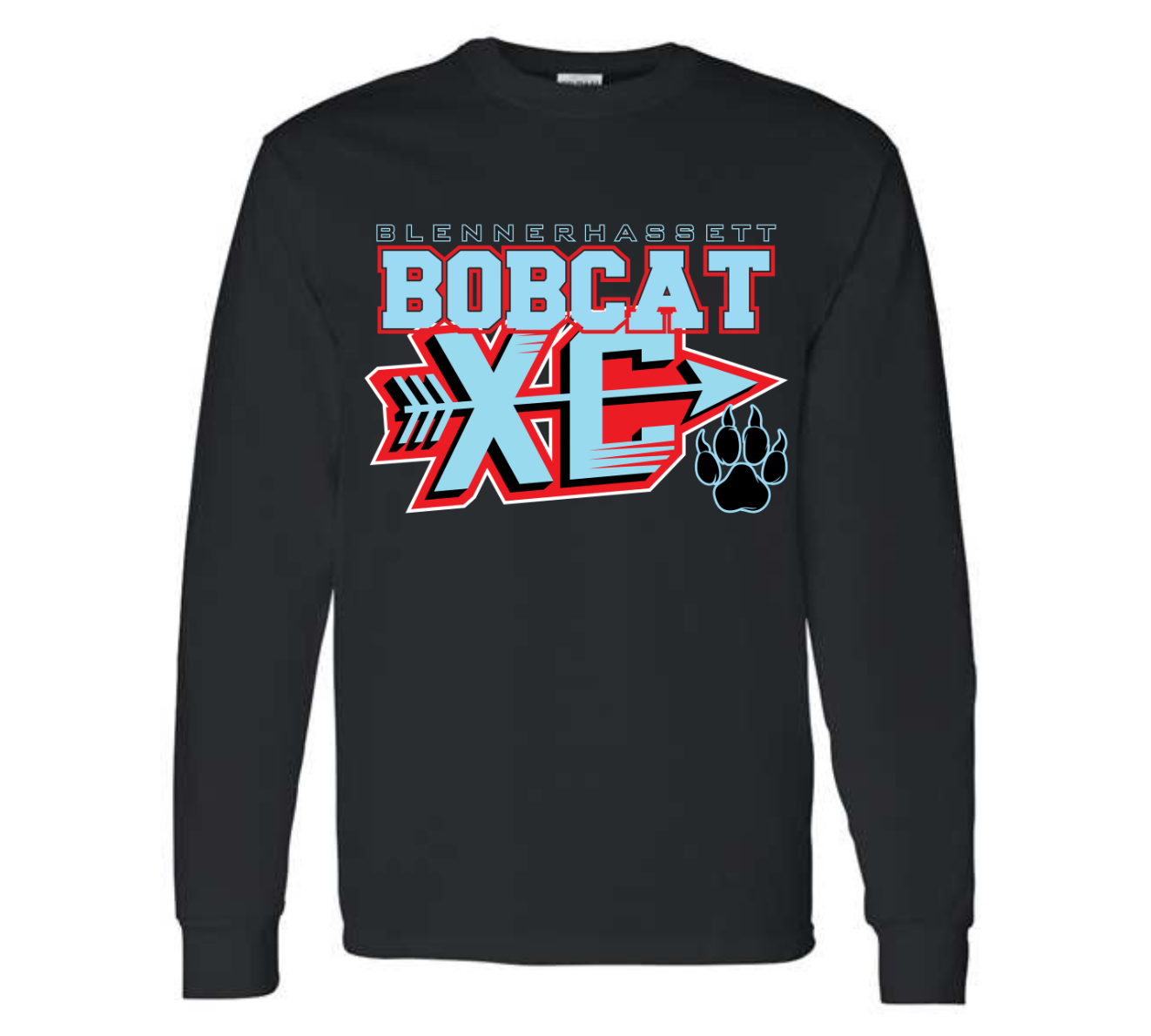 BLENNERHASSETT BOBCATS XC CREWNECK