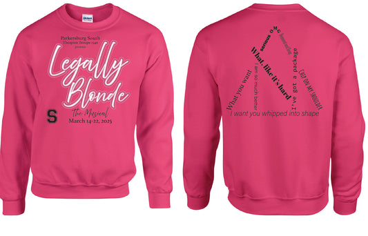 PSHS Theater Legally Blonde Crewneck