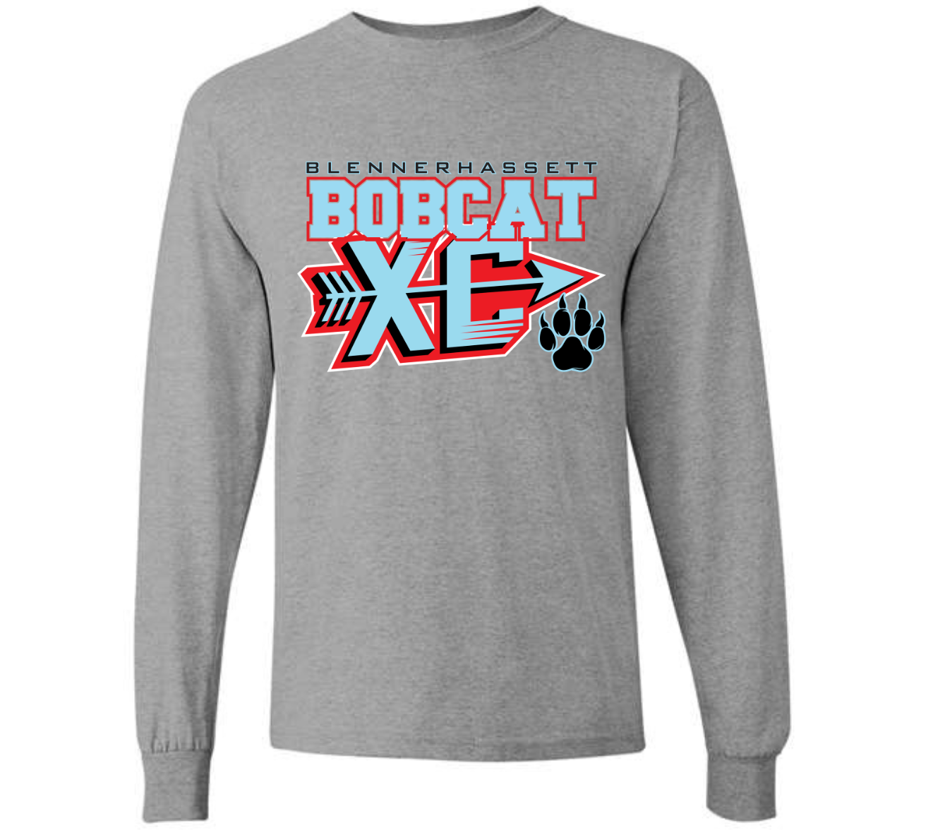 BLENNERHASSETT BOBCATS XC CREWNECK