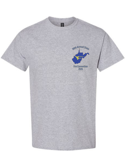 98th ANNUAL STATE FIRE CONVENTION 2026 TEE SHIRT
