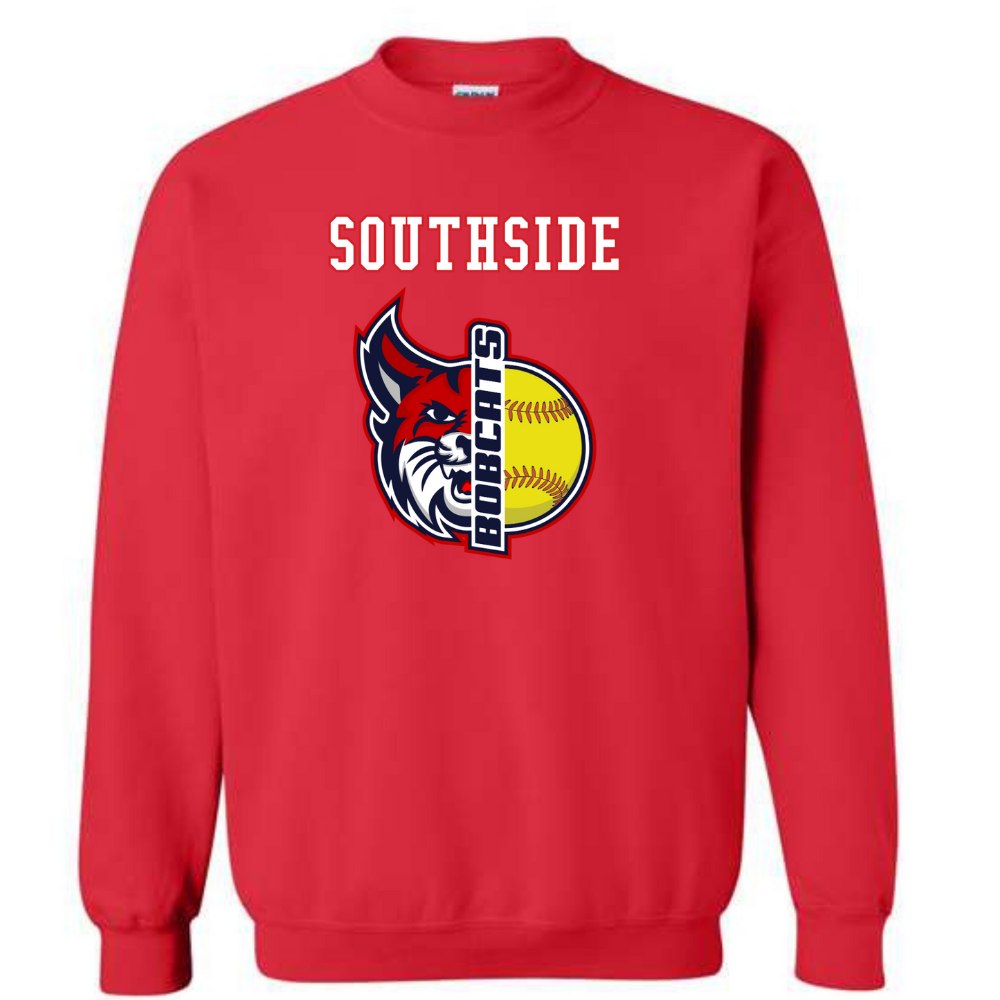 Southside Bobcats Softball Crewneck