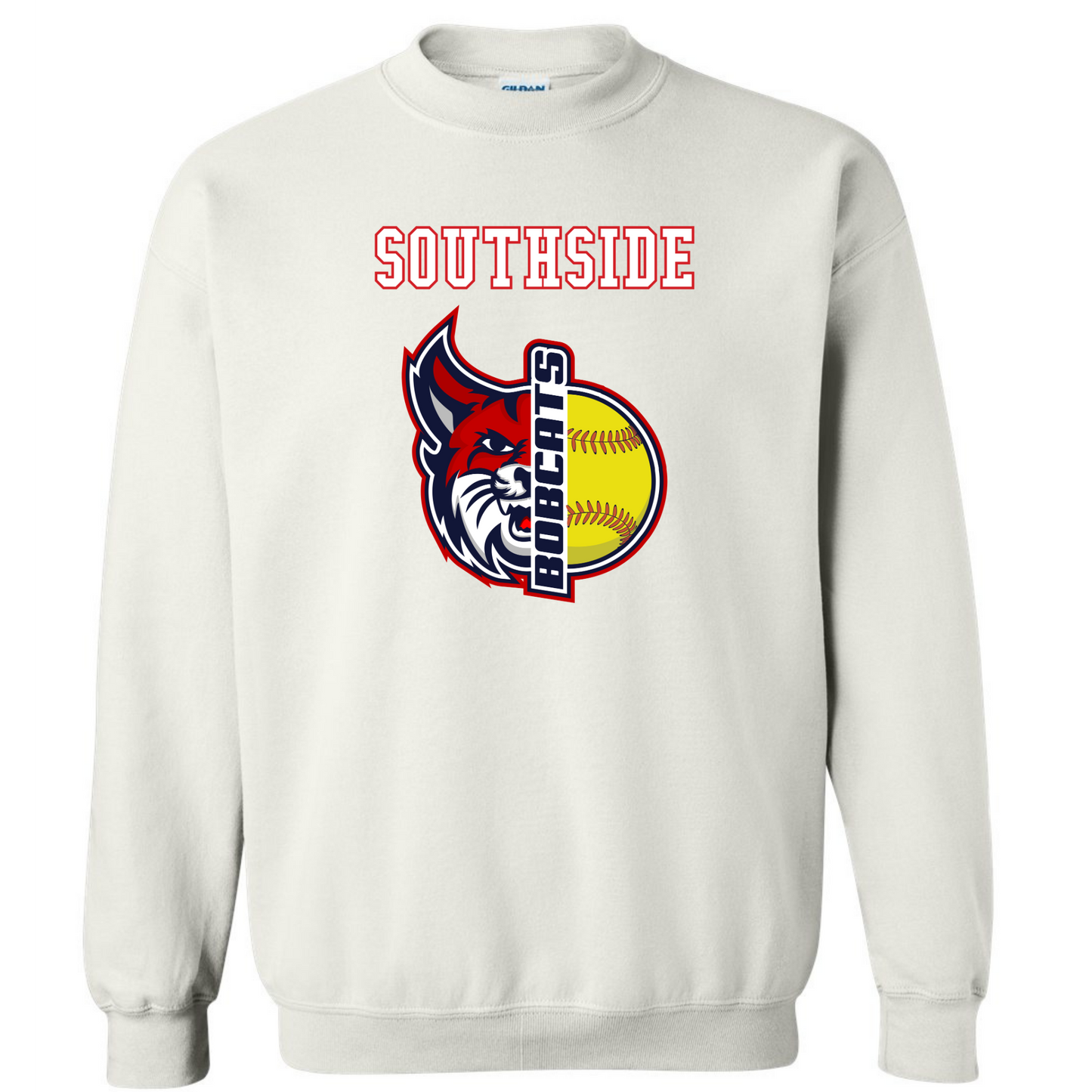 Southside Bobcats Softball Crewneck