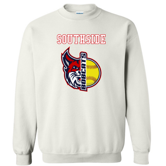 Southside Bobcats Softball Crewneck