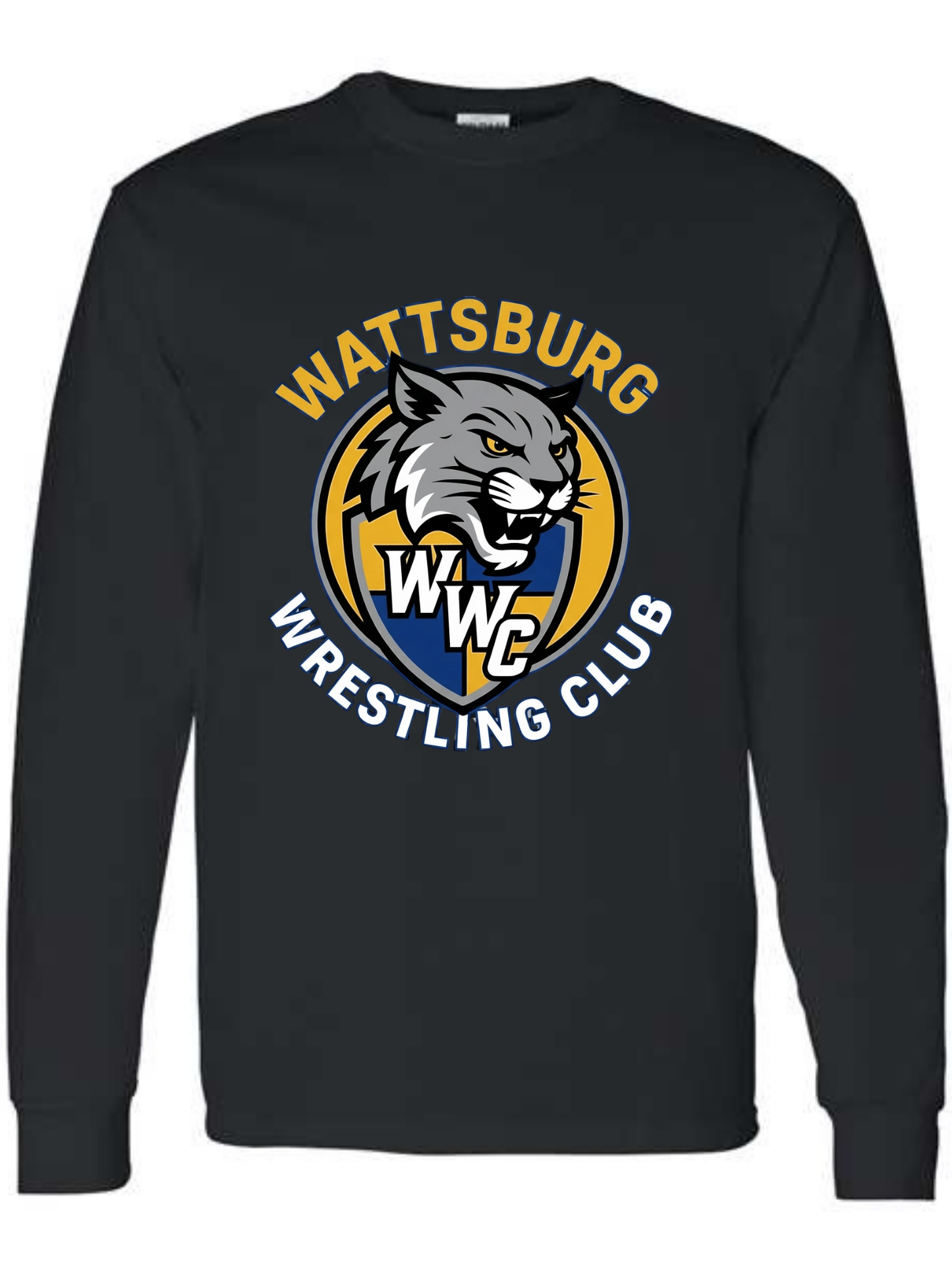 WATTSBURG WRESTLING CLUB LONG SLEEVE TEE